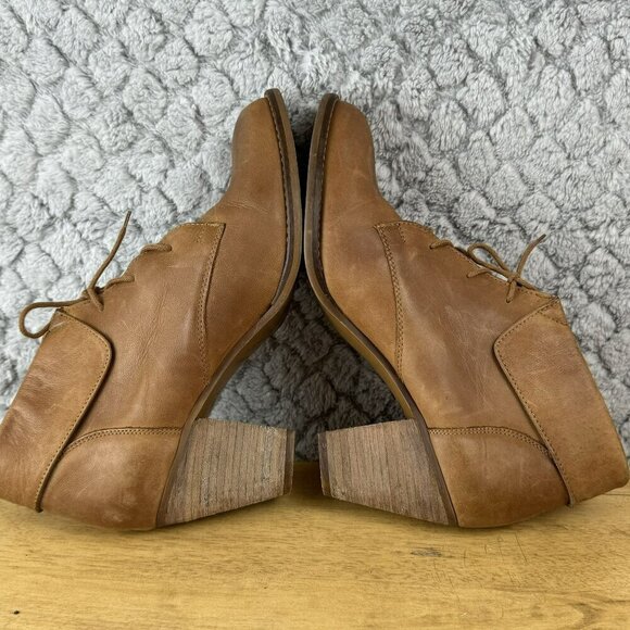 Steve Madden Womens Brown Leather Ankle Boots Size‎ 6 - Picture 8 of 11